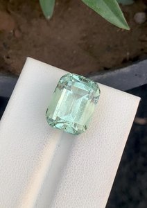 Piedra Preciosa Suelta de Berilo Verde Natural, Corte Cojín, Facetada, para Joyería, Anillo, Colgante, Venta al por Mayor, ZUBEDA GEMS and JEWELRY, 2.00Ct - Product Image 1