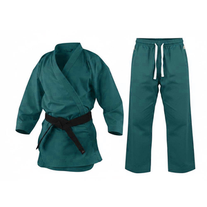 <b>Brown</b> Judo Uniform Set Regular Fit Unisex Adult Durable Cotton Martial Arts Wear - Product Image 2