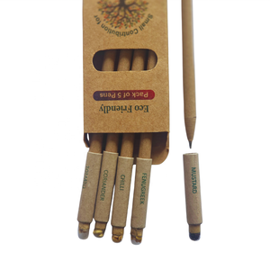 Bolígrafo Plantable al por Mayor con Logotipos Personalizados, Bolígrafo Especial Plantable en Paquetes de Papel, Bolígrafo con Semillas Plantables - Product Image 3