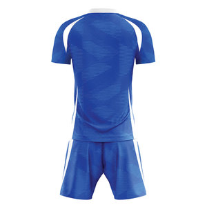 Uniformes de Fútbol para Equipos en Azul, Tallas para Hombres, Mujeres y Jóvenes, Ropa Deportiva Ligera de Secado Rápido para Entrenamiento, Venta al Por Mayor para Hombres - Product Image 2