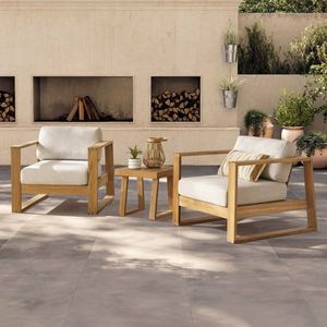 Ensemble de meubles de patio, canapé en teck, pour extérieur, fabriqué en Indonésie WT5556 - Product Image 1