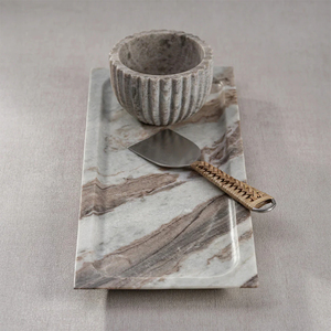 Hand Crafted Marble Effect <b>Rectangle</b> Serving Tray With Unique Design Decorative For <b>Coffee</b> <b>Table</b> Home Decor Accessories Supplies - Product Image 5