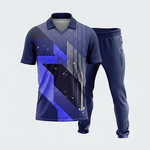 Camiseta de Cricket de Primera Calidad, Corte Regular, Logotipo del Equipo, Cuello Camisero, Transpirable, 100% Poliéster, Secado Rápido, Antibacteriana - Product Image 3