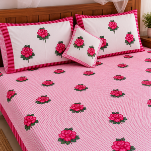 Stylish Printed Cotton Bedsheet with Classic Pattern Durable Fabric Eco-Friendly for Everyday Use <b>Bedspread</b> Coverlet for Bedroom - Product Image 2