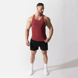 Nouveauté : Débardeurs de sport d'été pour hommes, en coton et polyester de haute qualité, tricotés, respirants, avec impression numérique, OEM - Product Image 3