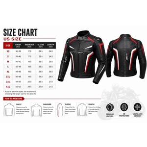Blouson en cuir pour homme de qualité supérieure personnalisé - Style motard de course, imperméable, coupe-vent, manches longues, protection hivernale OEM/ODM - Product Image 4