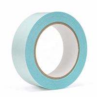 Ruban adhésif de raccordement double face soluble dans l'eau et repulpeable pour ligne de production à haute vitesse et à cisaillement élevé