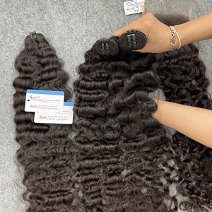 Producto Popular: Cabello Virgen Vietnamita Suave, Extensiones de Cabello Rizado Birmano con Trama, Doble Trama y Puntas Gruesas - Product Image 6