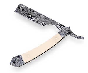 Handmade Custom Damascus Steel Razor Folding <b>Knife</b> <b>Bone</b> <b>Handle</b> Survival Camping Pocket Hunting <b>Knives</b> A&M Enterprises - Product Image 4