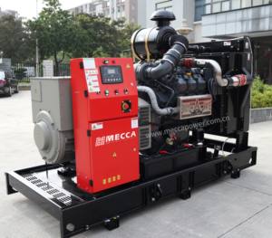 Générateur diesel silencieux refroidi par eau MECCA POWER MC 220KW/275KVA triphasé 60Hz, démarrage automatique/à distance, ATS, mobile, châssis ouvert, 1800 tr/min - Product Image 6