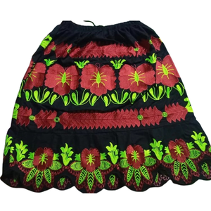 Customized Plus Size Breathable Embroidery Design New Pacific Island Printed Hawaiian Polynesian Micronesia Flower Pattern Skirt - Product Image 2