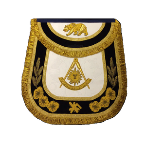 Handmade Embroidery Customized the Craftsman's Past Master's Apron Masonic Regalia Gifts & Metal Crafts Handmade Embroidery OEM - Product Image 5