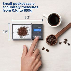 Bilancia Digitale Tascabile ZX650g, Bilancia di Precisione per Misurazioni Comode e Accurate - Product Image 3