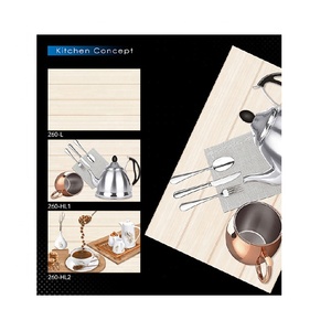 250X375 Mm สีขาวทองลายกระเบื้องพอร์ซเลนกระเบื้องผนังห้องครัวขัดพื้นผิวบ้านตกแต่งกระเบื้องเซรามิก - Product Image 2