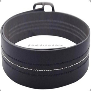 Cinturones de cuero genuino para hombre hechos a mano hechos en India - Product Image 3