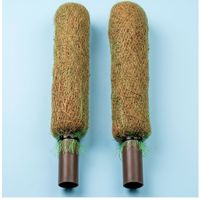 Poteau en coco naturel de 1 pied (12 pouces) en fibre de coco pour plantes grimpantes