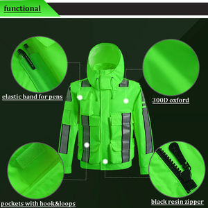 Chaqueta Térmica de Forro Polar para Hombre, Impermeable, Cálida, para Trabajo, con Capucha Fluorescente, para Senderismo y Actividades al Aire Libre, OEM - Product Image 6