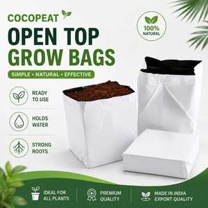 Sac de culture ouvert en poly-cocopeat noir et blanc traité anti-UV pour la culture biologique de fraises, prix d'exportation pour l'agriculture commerciale - Product Image 5