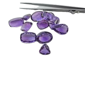 Ovale, Poire, Rond, Carré, Coussin, Marquise, Forme de cœur, Rectangle, Trillion, Émeraude, Diamant, Améthyste à taille facetée - Product Image 2