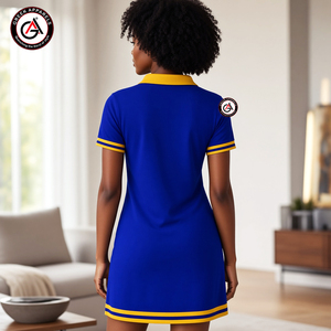 ชุดเดรสแฟชั่นฤดูใบไม้ผลิสำหรับผู้หญิง ปักลาย Sigma Gamma Rho Sorors |   เสื้อท่อนบนสไตล์สั่งทำพิเศษสำหรับสุภาพสตรี ปักลาย SGR Sorority ผลิตจากโพลีเอสเตอร์ 100% - Product Image 2