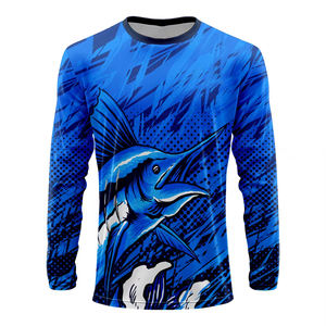 Camisas de Pesca de Manga Larga con Protección Solar UV, Transpirables, de Secado Rápido, con Estampado, SPF 50, para Hombre, Tallas Grandes, Nueva Moda de Verano, Venta al Por Mayor - Product Image 6