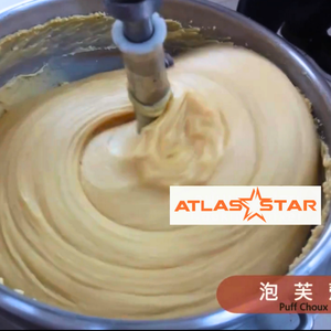 Machine de mélange de pâte de haricots rouges de Restaurant, mélangeur de cuisine de 20 litres, bouilloire de chauffage au gaz, Machine de mélangeur d'aliments de Taiwan - Product Image 5