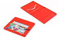 Fabricants de boîtes en métal, impression personnalisée, boîte en métal rectangulaire pour crayons, boîte en fer pour 36 crayons de couleur