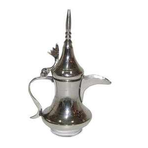 Elegante tetera árabe Dallah de metal, decoración para el hogar, adorno para la sala de estar y la mesa, cafetera Dallah para la mesa de boda. - Product Image 1