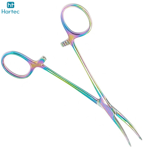 เครื่องมือผ่าตัดแบบใช้ซ้ำได้, ผลิตภัณฑ์ชั้นนำ 5.5 ล็อคพร้อมด้ามจับสีรุ้ง ผู้จัดจำหน่ายที่ดีที่สุด คีลี่ คีมหนีบห้ามเลือด - Product Image 2
