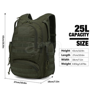 Bolsa Táctica para Senderismo, Camping y Uso Diario con Costuras Reforzadas, Bolsa Táctica Resistente - Product Image 3