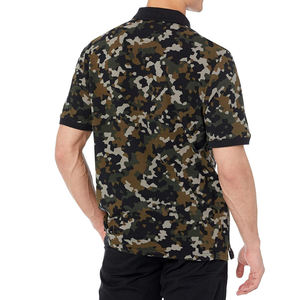 Nouvelle collection de chemises décontractées pour hommes - Vente chaude, logo personnalisé, couleur unie, tissu tricoté, fourniture ODM, anti-plis, manches courtes - Product Image 6