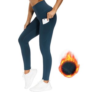 High Waist Solid Color <b>Leggings</b> Women Full Length Stretch Breathable Yoga Pants Sporty Activewear Seamless Knitted Fit - Product Image 4