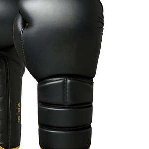 Gants de boxe à lacets OEM, nouveau modèle, dernière collection, fermeture à lacets au poignet, pour sparring et entraînement, gants de kickboxing CP-BG-50 - Product Image 3