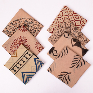 Custom Craftjaipur 55x55cm Cotton Hand Block Printed Bandana Unisex Headwrap Pocket <b>Square</b> <b>Scarf</b> Eco-Friendly Sustainable - Product Image 5