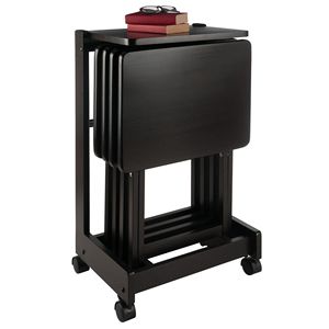 Brienda 5 pezzi Flip Top tavolo da caffè Set mobili da giardino per l'intrattenimento all'aperto - Product Image 4