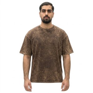 Camiseta de Algodón para Hombre, Corte Regular, Estampado Serigrafiado, Cuello Redondo, Manga Corta, Estilo Casual, Tejido Jersey Sólido de 220g, Ropa Urbana - Product Image 1