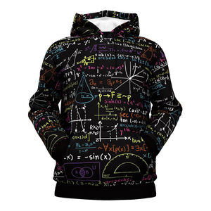 Sweat-shirts à capuche pour hommes, en coton/polyester de qualité supérieure, confortables, impression par sublimation, manches longues. - Product Image 5