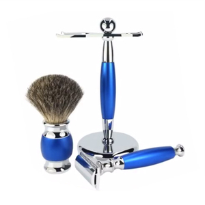LEO BEAUTY PRO Men's Beard Beauty Set Badger Brush Metal Handle Safe <b>Shaver</b> Vintage Gift Box Clippers Barber Personal Care - Product Image 3