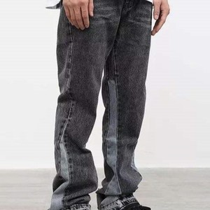 Pantalones Vaqueros de Mezclilla Personalizados para Hombre, Corte Recto, Algodón Elástico, Pantalones Casuales de Primera Calidad, Fabricante Mayorista de Marca Privada OEM - Product Image 3