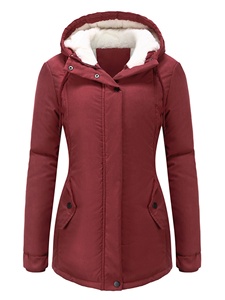 Veste parka pour femme, épaisse, chaude, imperméable, à capuche, isolée, pour l'extérieur, vente en gros, fabricant, hiver - Product Image 5