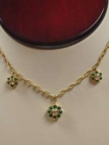 Collar de Esmeralda Natural, Plata de Ley 925, Chapado en Oro de 14Kt, Joyería Fina con Piedras Preciosas para Mujer, Regalo - Product Image 3