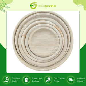 Vajilla Desechable y Ecológica de Calidad de Exportación para Uso en la Cocina Moderna, Plato Redondo de Palma de Areca, Ideal para Servir Comidas - Product Image 3