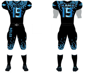 De calidad superior hecha de fútbol americano uniforme equipo el nombre y el logotipo de fútbol americano Jersey uniforme - Product Image 1