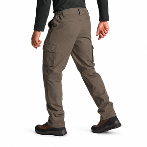 Pantalon de chasse pour homme, multi-poches, pantalon cargo de chasse en plein air, pantalon tactique de randonnée, de pêche et de travail, toile de coton, printemps - Product Image 2