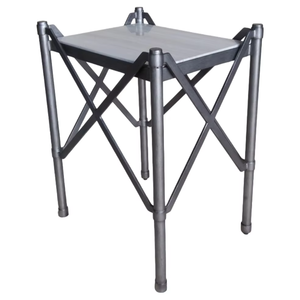 Mesa auxiliar con superficie de mármol para sala de estar, mesa de comedor moderna - Product Image 3