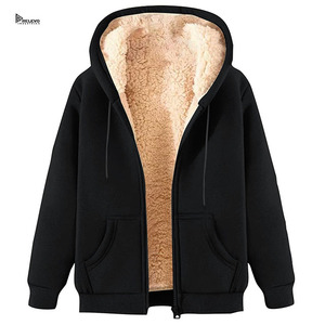 Sweat-shirt unisexe à capuche zippé de haute qualité, doublé polaire, coupe classique, doux et respirant, idéal pour l'hiver - Product Image 1
