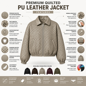 Veste matelassée en cuir PU TWILLSPORTS pour femme, manteau d'hiver chaud, col rabattu, manches longues, couleur unie, longueur normale - Product Image 6