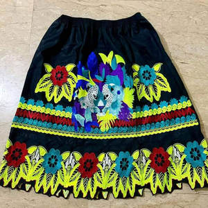 Falda Hawaiana de Algodón con Bordado Floral Personalizado para Mujer, Diseño de Guam y Micronesia con Lentejuelas para Verano - Product Image 6