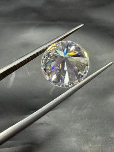 Round Brilliant Cut Moissanite Gemstone for Jewelry Making with Color Play Effect Lab Created Loose Stone - Product Image 5
