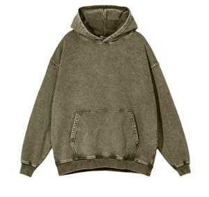 Sudadera con Capucha Morada Unisex, Holgada, Informal, de Manga Larga, Color Sólido, con Cordón Ajustable y Bolsillos Laterales - Product Image 2
